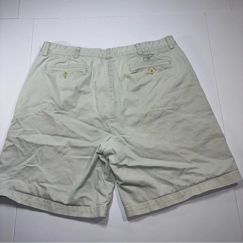 Vineyard Vines Men's Club Shorts 38 Beige Stone Golf Casual Cotton Flat Front